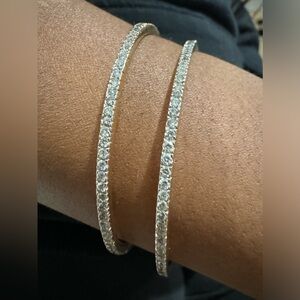 Stunning beautiful Diamond Eternity Bangle, 14k - Only ONE Bangle is Available
